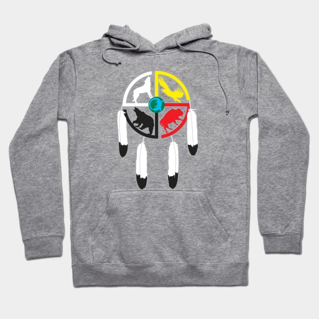 Medicine Wheel Hoodie by PeregrinusCreative